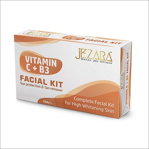 Vitamin C+ B3 Facial Kit (550gm) for High Whitening Skin (Pack of 2 x 550gram)
