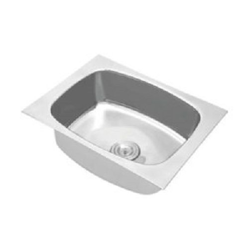 Stainless Steel Bks-111 Shiny Look Polished Rectangular Kitchen Sink