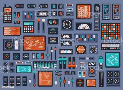 Abs Control Panel For Used To Control Mechanical Equipment