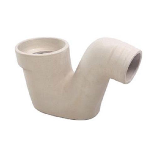 White Exceptional Strength Matt Finished P Trap Pipe