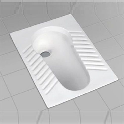 White Floor Mounted Polished Indian Ceramic Toilet Seat