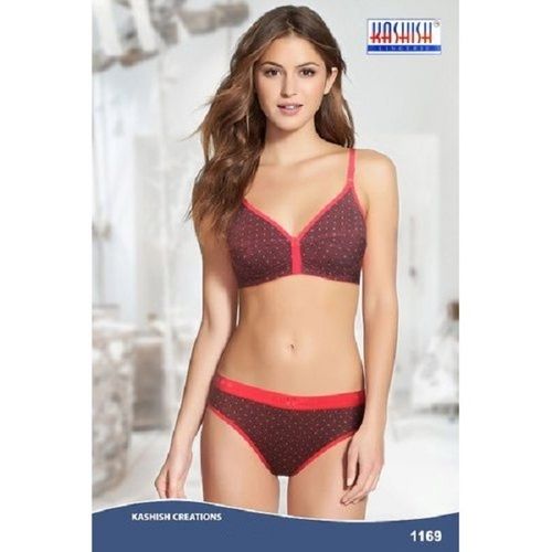 Kashish Hosiery Cotton 1168 Printed Bra Panty Set, For Daily Wear at Rs 141/ set in Ulhasnagar