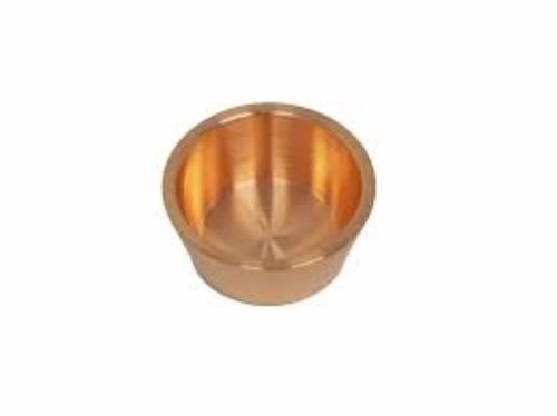 Copper Crucible - 99.99% Purity, 8.96 g/cm³ Density, Light Yellow Finish | Ideal for Thermal Analysis, Oil and Food OIT Determination, Customized Sizes Available