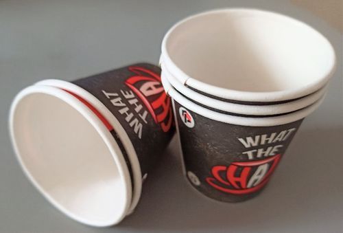 Machine Made Round Printed Disposable Paper Cup 90 ML