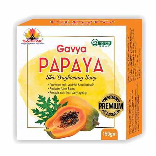 Papaya Skin Brightening Herbal Soap (150Gm)