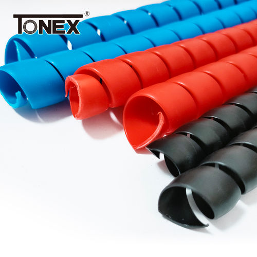 Blue Spiral Hose Guard, Pp Spiral Protective Sleeve Winding Hose Hydraulic Hose