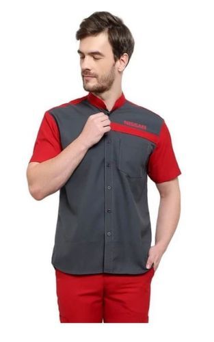 Red Customised Uniforms For Industrial Workers