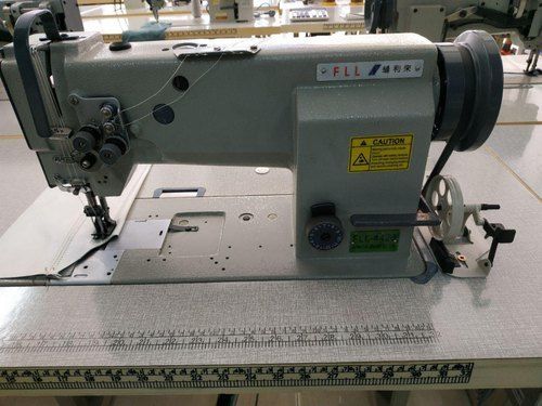 Silver Double Needle Lock Stitch Sewing Machine