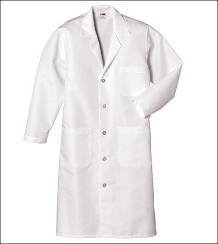 Long White Cotton Doctor Coat Gender: Unisex