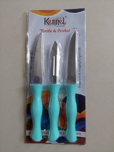 Plastic Kitchen Knife And Peeler Set