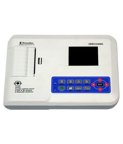 3 Channel ECG Machine with Touch Screen