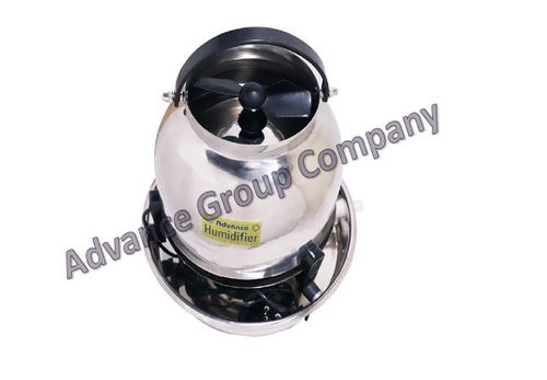 Silver Advance Economical Portable Stainless Steel Humidifier For Industrial, Commercial And Home I 8 Litre Tank Capacity With 1 Yr. Warranty