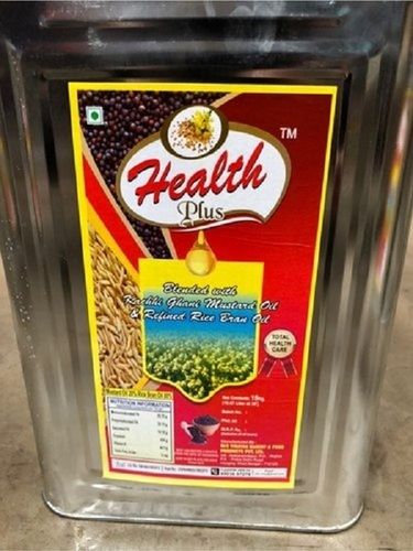Made In India 15 Kg Health Plus Kachhi Ghani Mustard Oil
