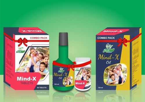 Mind-X Tablets And Oil Combo Pack Purity: 100%