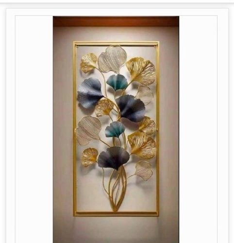 Multicolor Iron Iris Frame Wall Decor