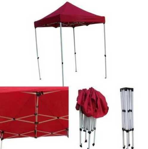 Red Color Polyester Folding Tent Design Type: Customized