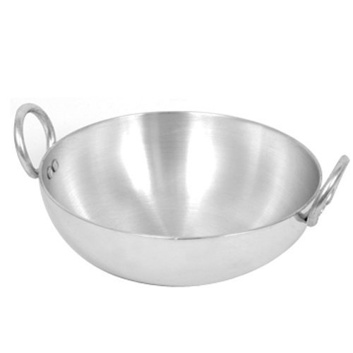 Round Shape Aluminum Deep Kadai