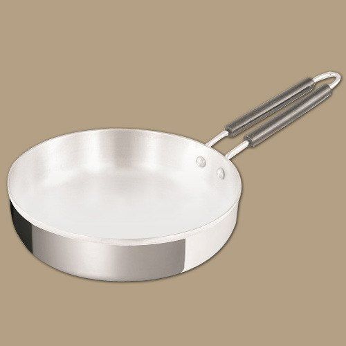 Silver Steel Coating Aluminium Fry Pan