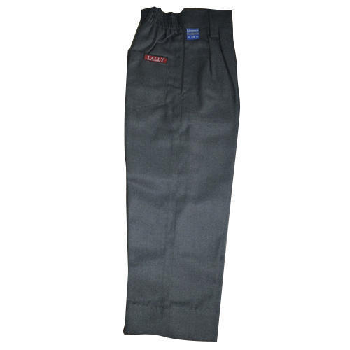 Dark Grey Textured Regular Fit TerryRayon Pants For Men