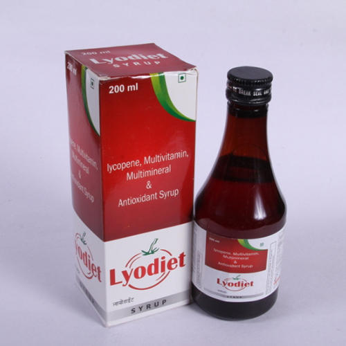 Lycopene Multiviatmin Multiminerals And Antioxidant Syrup