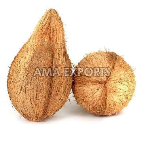 Oil Content 60 to 63% min Organic Brown Semi Husked Coconut