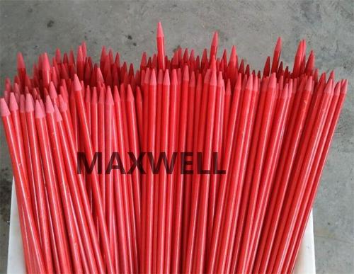 Red Pultruded Frp Stick And Fiberglass Solid Stick