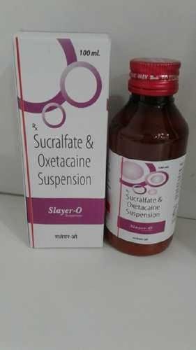 Sucralfate U.s.p. 1 Gm Oxetacaine 20 Mg Syrup