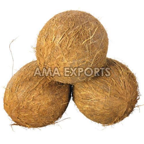 Sun Dry Organic Brown Fully Husked Coconut