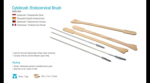 बारीक तैयार साइटोब्रश और एंडोकेर्विकल ब्रश