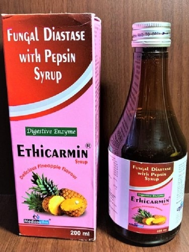 फंगल डायस्टेस और पेप्सिन सिरप जेनेरिक ड्रग्स