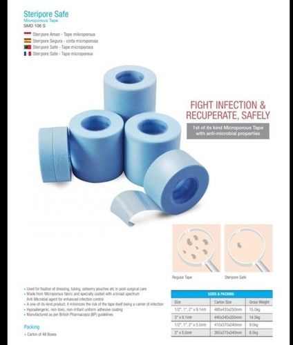 Sterimed Steripore Surgical Paper Tape [1/2, 24 rolls] 