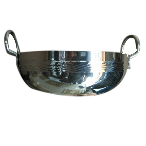 Traditional Brass kadhai With Tin Coated / Brass Mirror Finish Hammered  Kadai / Pital Kadhai