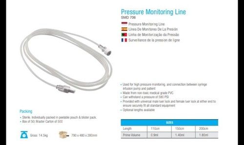 pressure monitoring line