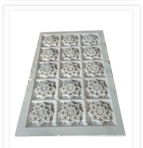 Fancy Marble Inlay Rectangle Panel