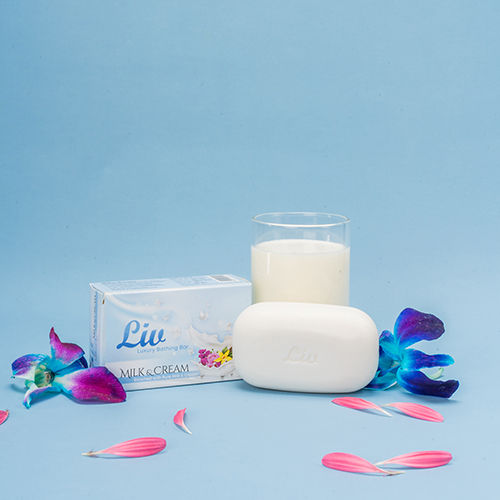 White Liv Milk And Cream Bath Soap