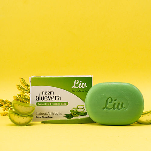 Green Neem Aloevera Protective And Healing Soap