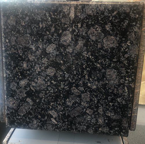 Polished Square Flooring Majestic Black Granite Slabs