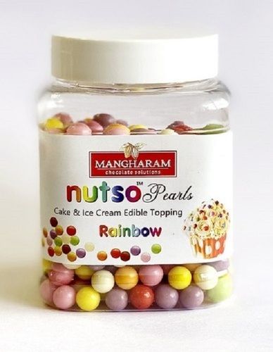 Ball Rainbow Color Nutso Pearls Cake And Ice Cream Edible Toppings Cake 100G