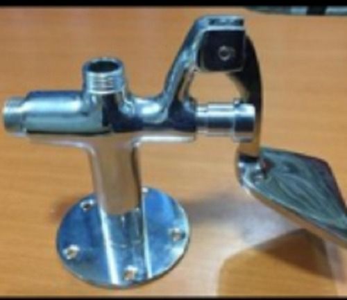 Stainless Steel Foot Operated Valve For Bathroom Fitting