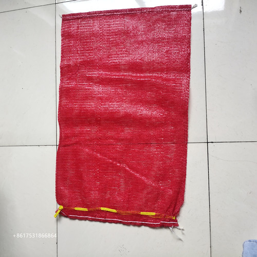 मजबूत पैकिंग फ्रूट एंड वेजिटेबल पीपी लेनो ड्रॉस्ट्रिंग मेश नेट बैग