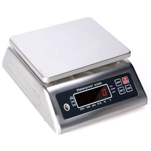 Silver Waterproof Scale With Digital Display