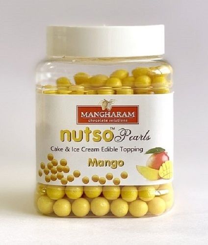 Ball Yellow Nutso Pearls Cake And Ice Cream Edible Toppings Mango Flavoured Cake 100G