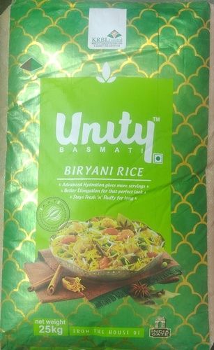 25 Kg Green Unity Basmati Rice Biryani Special Genuine Quality