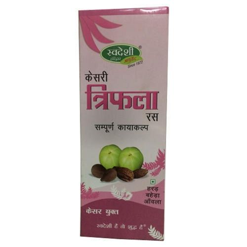 Herbal Harad Baheda And Amla Triphala Ras Juice Direction: As Per Printed Or Experts Advise