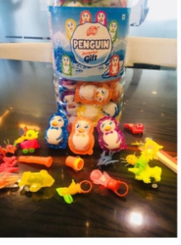 Penguin Shape Liquid Chocolate With Free Toy Inside