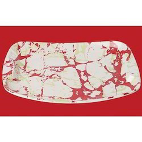 विभिन्न रंग उपलब्ध हैं मुद्रित पैटर्न सिरेमिक राइस प्लेट