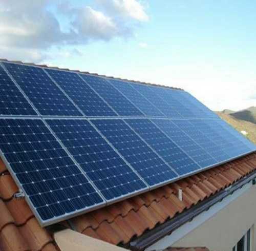 Residential Solar Rooftop System, Rectangular Shape And 24 V Operating Voltage