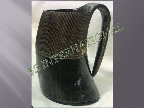 Natural 0.250Kg Drinking Wooden Horn Mugs