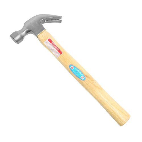 Claw Hammer - 200g Iron & Wooden Handle, 16" Silver & Brown | Portable, Corrosion Resistant Hand Tool