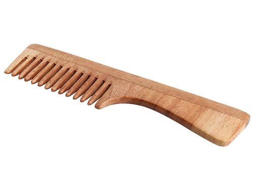 Amw-Nc-012 Natural Neem Wood Comb Application: Household